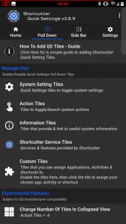 Shortcutter Quick Settings​ 7.8.0. Скриншот 7