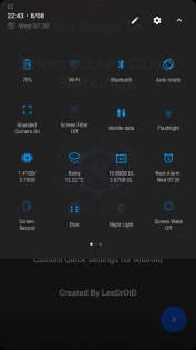 Shortcutter Quick Settings​ 7.8.0. Скриншот 12