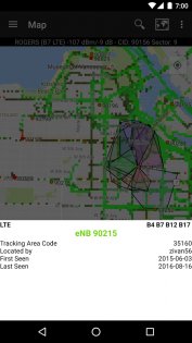 CellMapper 5.5.4. Скриншот 2