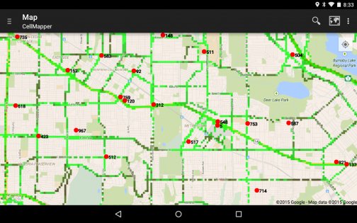 CellMapper 5.6.1. Скриншот 8