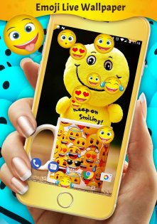 Emoji Live Wallpaper 6.10.6. Скриншот 2