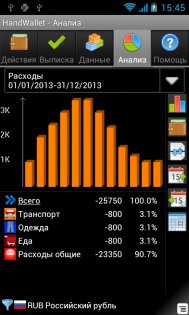HandWallet – менеджер расходов 7.64. Скриншот 2