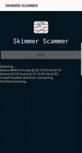 Skimmer Scanner 1.4. Скриншот 1