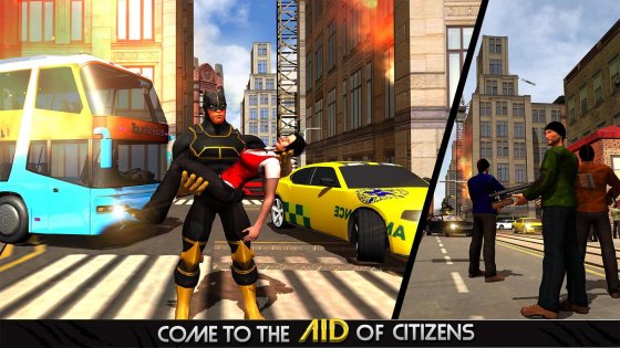 Super Panther Flying Hero City Survival 1.1. Скриншот 2