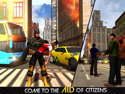 Super Panther Flying Hero City Survival 1.1. Скриншот 9