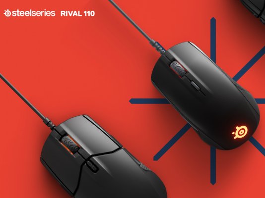 Новая игровая мышь SteelSeries Rival 110 получила сенсор TrueMove1