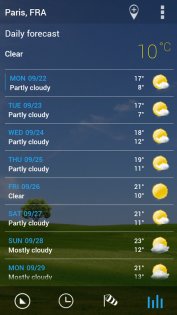 3D flip clock & weather 7.60.1. Скриншот 5