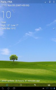 3D flip clock & weather 7.60.1. Скриншот 10