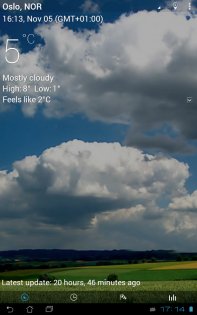 3D flip clock & weather 7.08.1. Скриншот 11