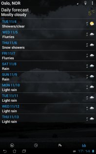 3D flip clock & weather 7.60.1. Скриншот 14