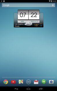 3D flip clock & weather 7.00.3. Скриншот 16
