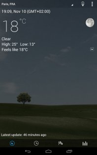 3D flip clock & weather 7.00.3. Скриншот 17