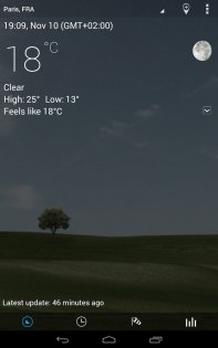 3D flip clock & weather 7.08.1. Скриншот 17