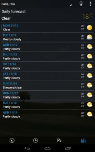 3D flip clock & weather 7.60.1. Скриншот 21