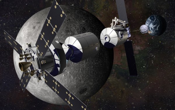 США и Россия договорились о создании станции рядом с Луной