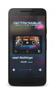 Retrowave Radio 3.7.2. Скриншот 3