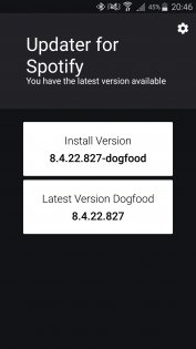 Updater for Spotify 1.38. Скриншот 1