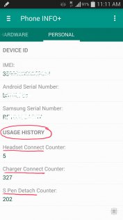 Phone INFO Samsung 3.8.5. Скриншот 4