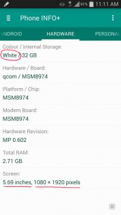 Phone INFO Samsung 3.8.5. Скриншот 5