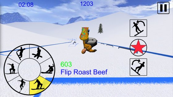 Snowboard Freestyle Mountain 1.11. Скриншот 1