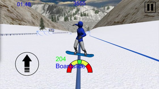 Snowboard Freestyle Mountain 1.12. Скриншот 2