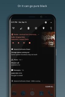 Material Notification Shade 18.5.8.1. Скриншот 4