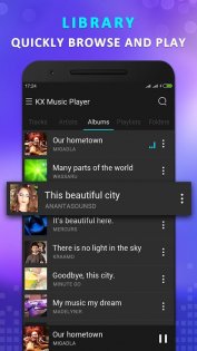 KX Music Player 2.4.9. Скриншот 1