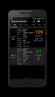 Network Cell Info Lite 6.7.2. Скриншот 8