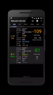 Network Cell Info Lite 7.2.18. Скриншот 8