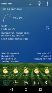 Digital clock & weather 6.90.2. Скриншот 2