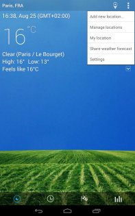 Digital clock & weather 7.40.0. Скриншот 18