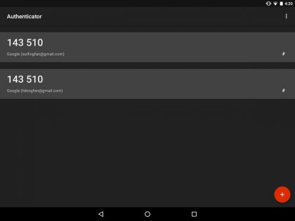 Google Authenticator 7.0. Скриншот 10