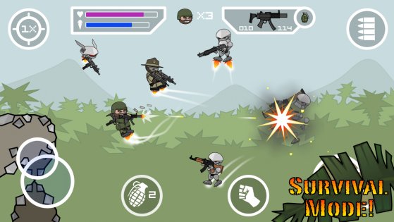 Doodle Army 2: Mini Militia 5.5.0. Скриншот 3