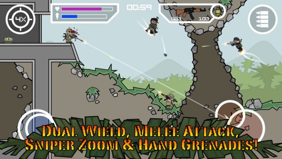 Doodle Army 2: Mini Militia 5.5.0. Скриншот 4