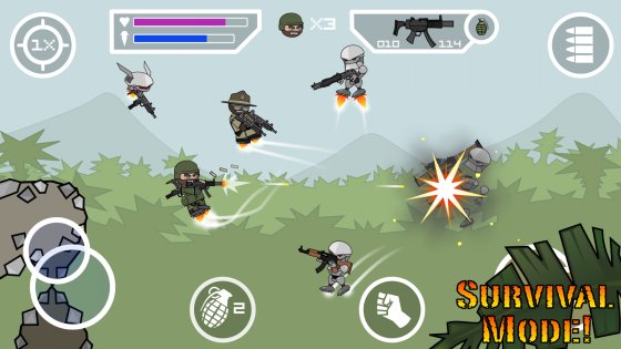 Doodle Army 2: Mini Militia 5.5.0. Скриншот 9