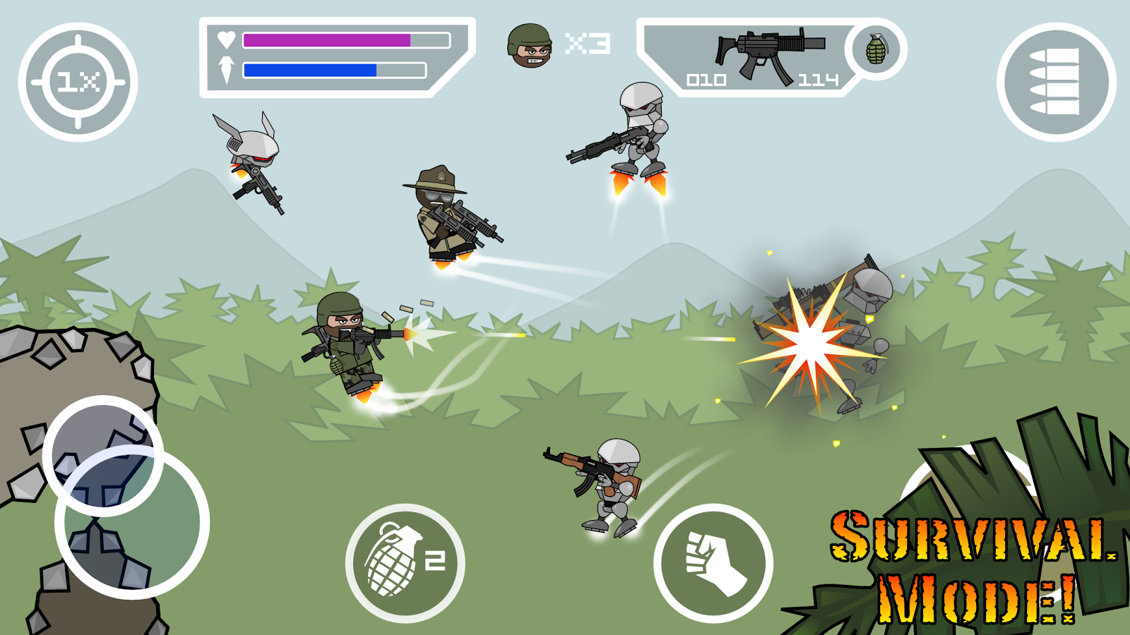 скачать Doodle Army 2 Mini Militia 428 для Android