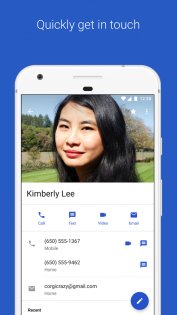 Google Contacts 4.57.27.769689858. Скриншот 4