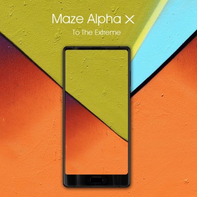 MAZE Alpha X — недорогой смартфон без рамок и с большой батареей