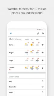 Yr – красивый прогноз погоды 6.1.0. Скриншот 5