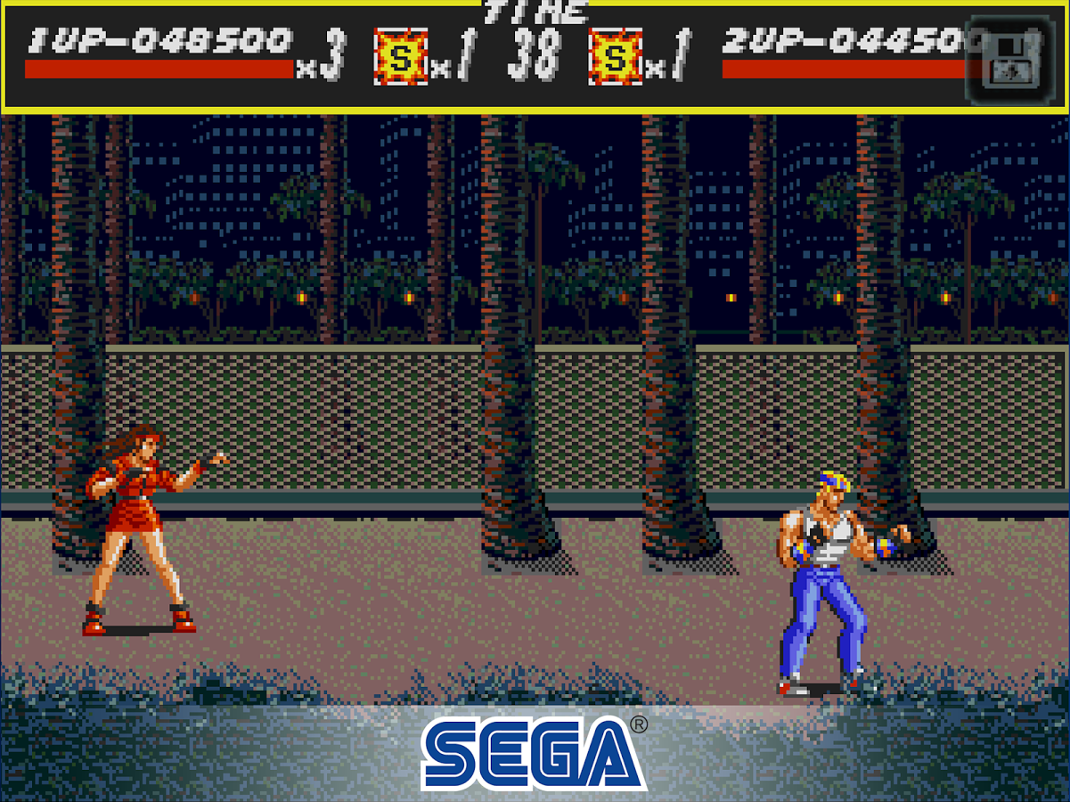 Как играть в streets of rage 1 вдвоем