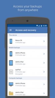 Acronis Mobile 5.6.0. Скриншот 6