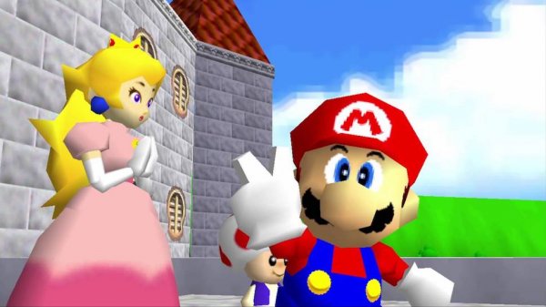 Как выглядит Super Mario 64 от первого лица