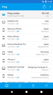 Fing – сетевые инструменты 12.9.0. Скриншот 1