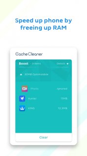 Cache Cleaner 7.5.4. Скриншот 5