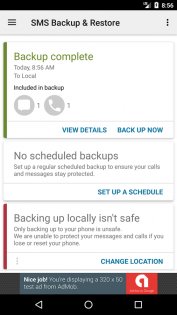 SMS Backup & Restore 10.21.002. Скриншот 7