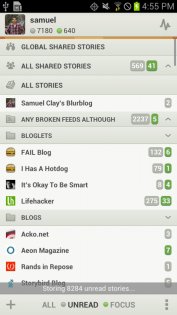 NewsBlur 13.5.1. Скриншот 1