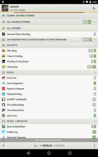NewsBlur 13.4.0. Скриншот 7