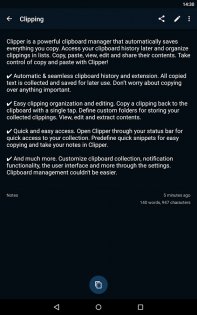 Clipper – менеджер буфера обмена 3.0.8. Скриншот 9