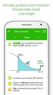 MyNetDiary – счётчик калорий 8.9.8. Скриншот 5
