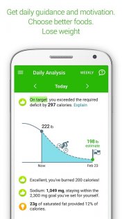 MyNetDiary – счётчик калорий 9.2.9. Скриншот 5